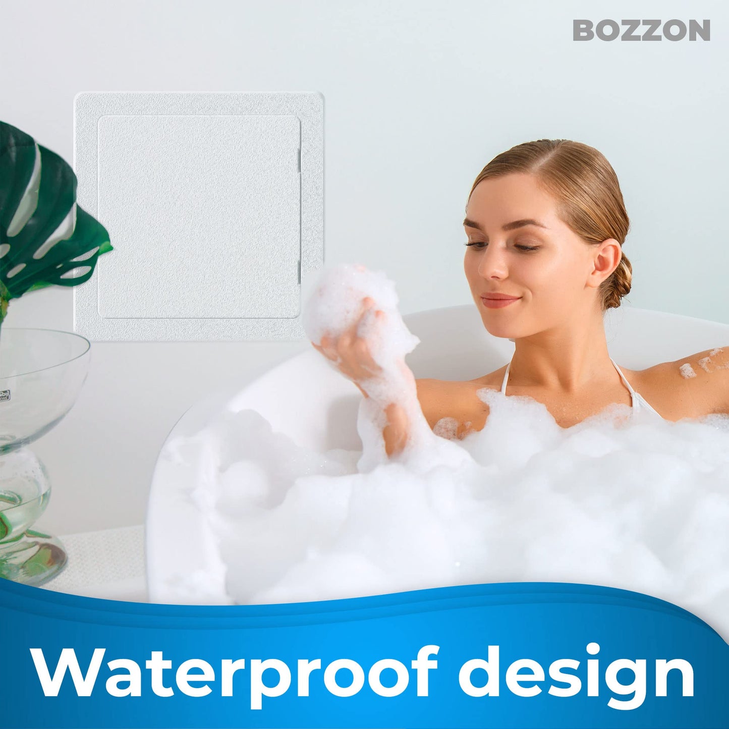 Access Panel for Drywall - 22 x 22 inch - Wall Hole Cover - Access Door - Plumbing Access Panel for Drywall - Heavy Durable Plastic White